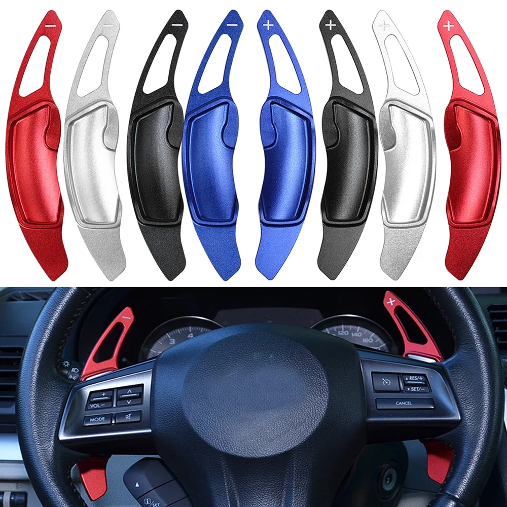 

2pcs Aluminum Steering Wheel Shift Paddle Shifter Extension for Subaru Legacy WRX STI Forester impreza XV Outback accessories