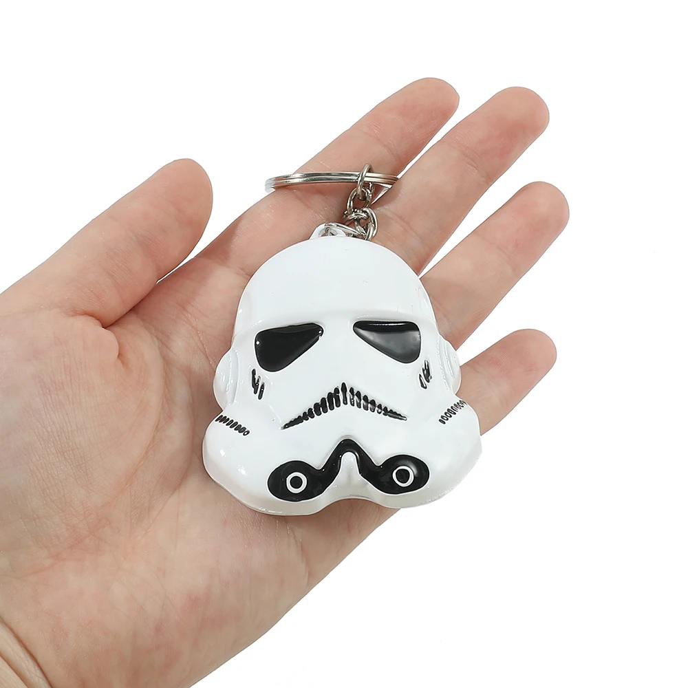 Disney Star Wars Spaceship R2-D2 Keychain The Mandalorian Movie Character Cartoon Animation Pendant Metal Accessories