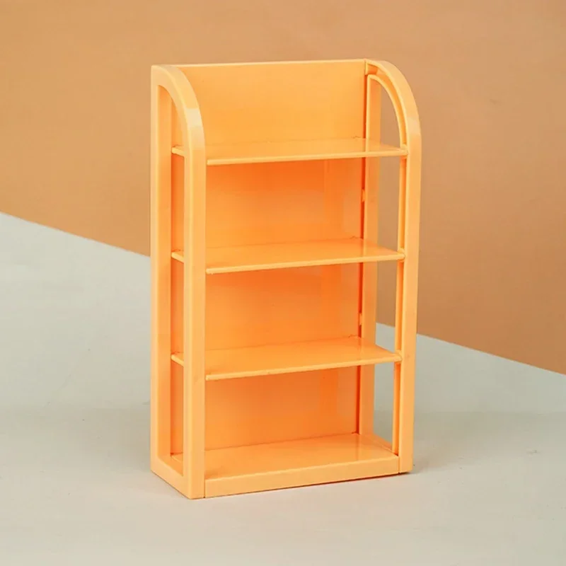 1:12 Casa delle bambole in miniatura Scaffale da supermercato Espositore Scaffale di stoccaggio Decorazione scena Accessori per casa delle bambole giocattolo