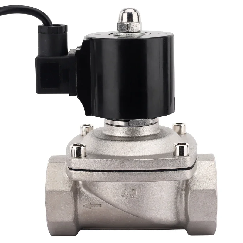 Stainless steel underwater fountain buried solenoid valve 11/4in-3in AC110V ~ 220V DC24V ~ 12V