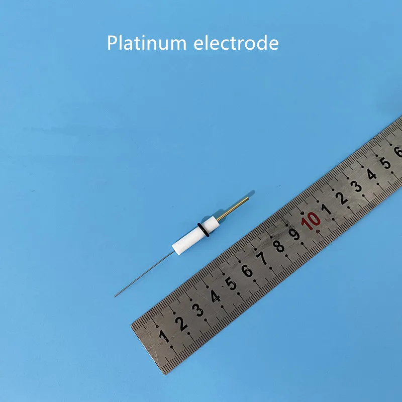 Platinum wire electrode 0.5x37mm/1.0x37mm; Platinum column electrode 1.0x5mm/1.0X10MM. Platinum-assisted counter electrode.