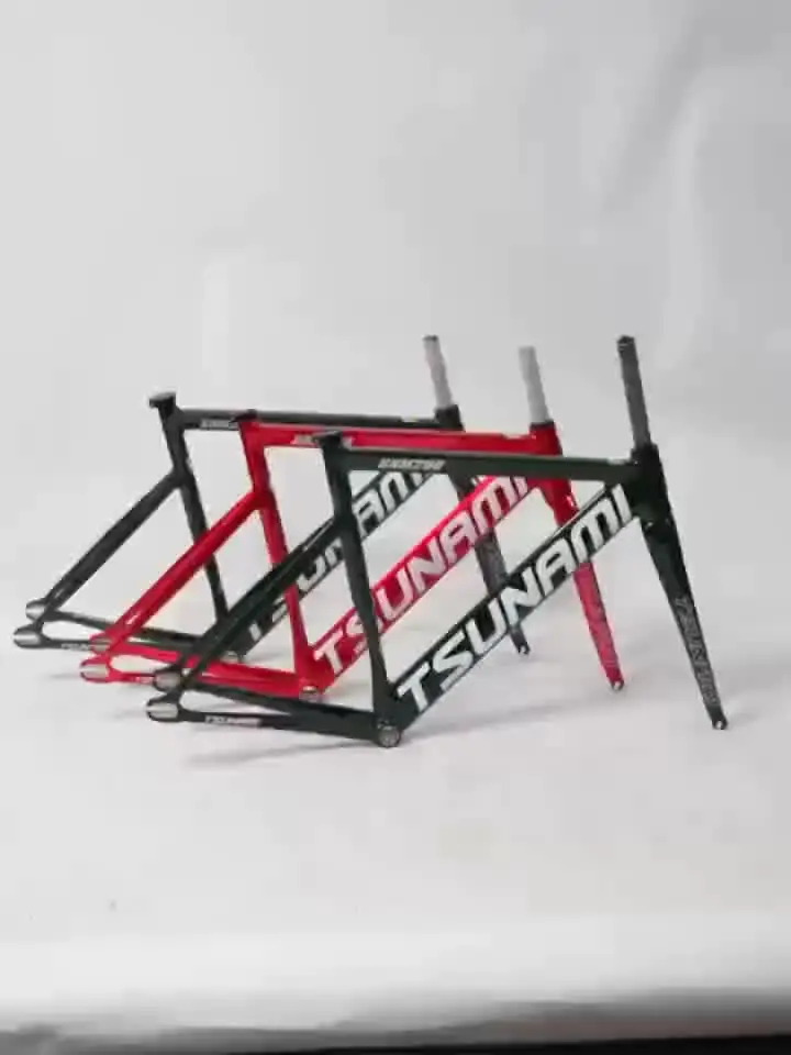 TSUNAMI SNM200 Frameset，700C Aluminum Fixed Gear Frame，Track