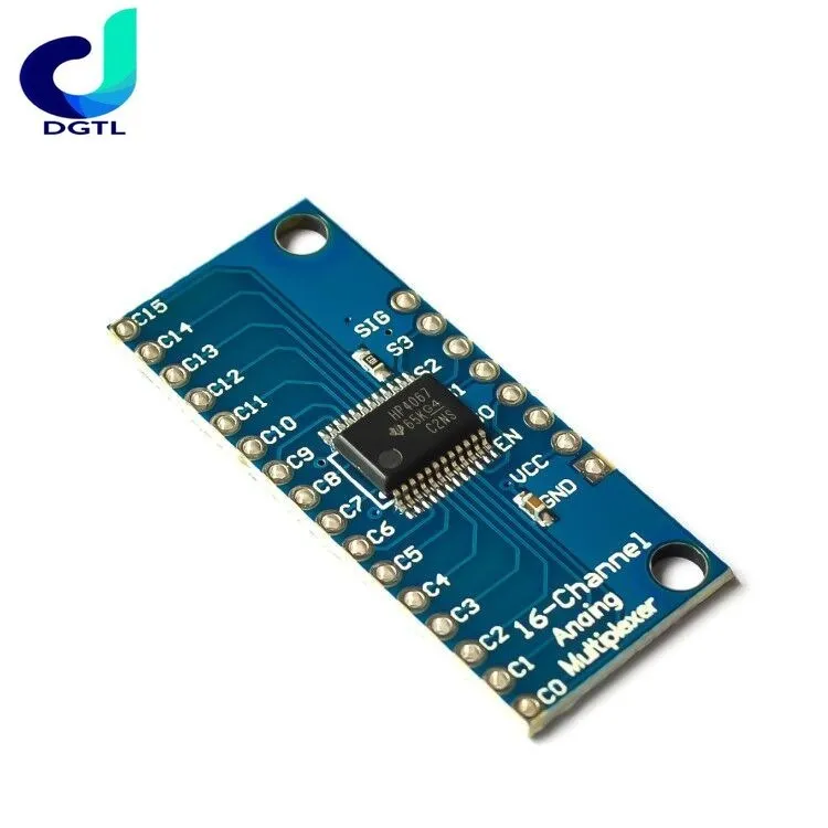 10pcs/lot CD74HC4067 16-Channel Analog Digital Multiplexer Breakout Board Module For Arduino