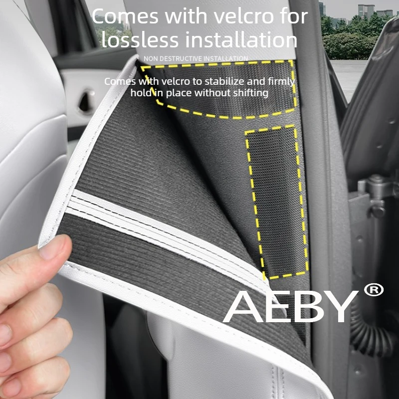 

AEBY For BYD Atto 2 Smart Driving Editio 2024-2025 B Pillar Protection Pad,Kick Proof & Durable Pad,Prevents Scratches & Dirt
