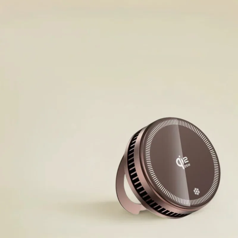 25W Magnetic RGB Air-Cooled Wireless Charger for Phones with Semiconductor Refrigeration Cooling