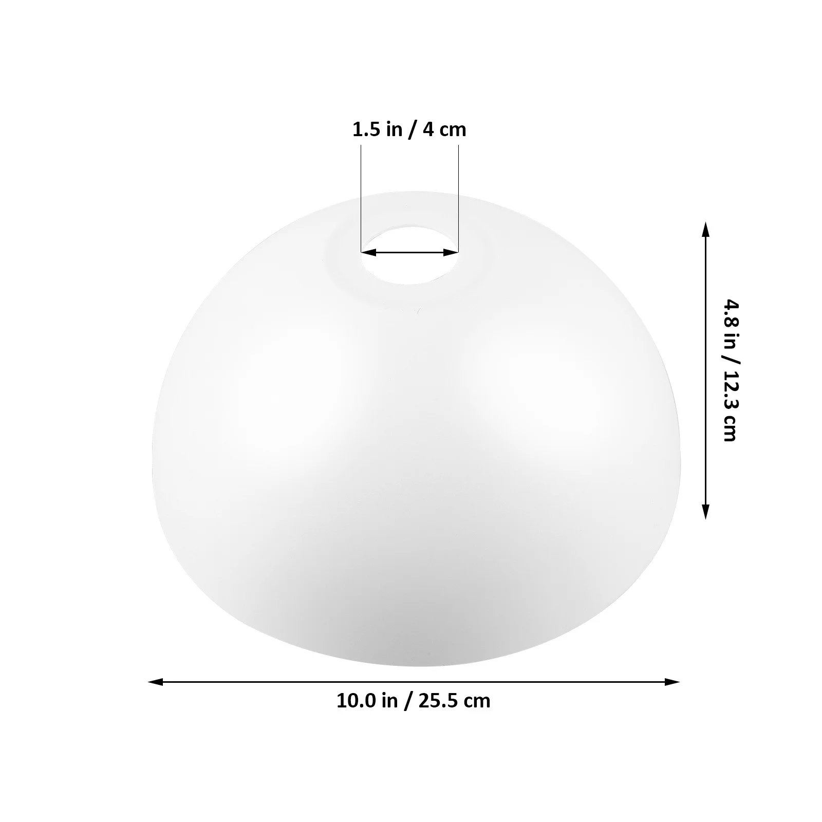 Paralumi per lampada da terra Xianggu in plastica da 4 pezzi, coperture per lampade spesse e durevoli, a forma di ciotola protettiva diffusa a luce soffusa