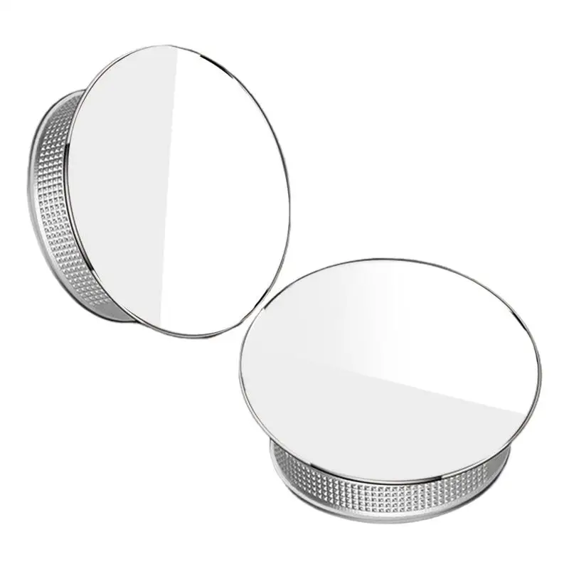 

Convex Side Mirror 2 Pieces Wide Angle Side Rear View Mirror High-Definition Exterior Reversing Accessories 360 Degree