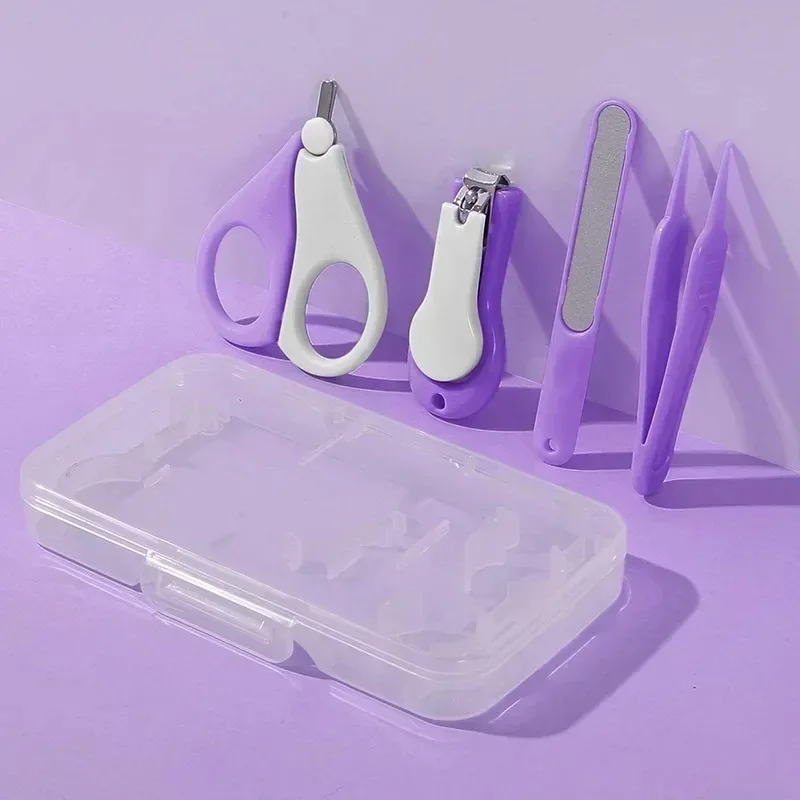 

Baby Care Tools Safe Nail Care Clipper Set Cutter 4-piece Newborn Manicure Healthcare Kits