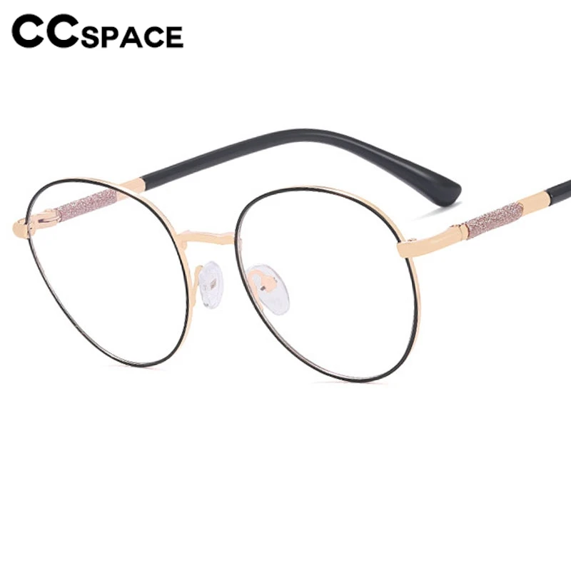 Women Round Metal Optical Reading Glasse Fashion Spring Hinge Resin Presbyopic Eyeglass Custom Prescription Spectacles #303816