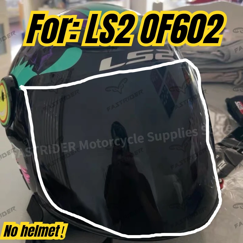 Helmet Anti-fog Lenses Are Suitable for LS2 OF602 Children's Half Helmets, Night Vision, Day and Night, Mirror