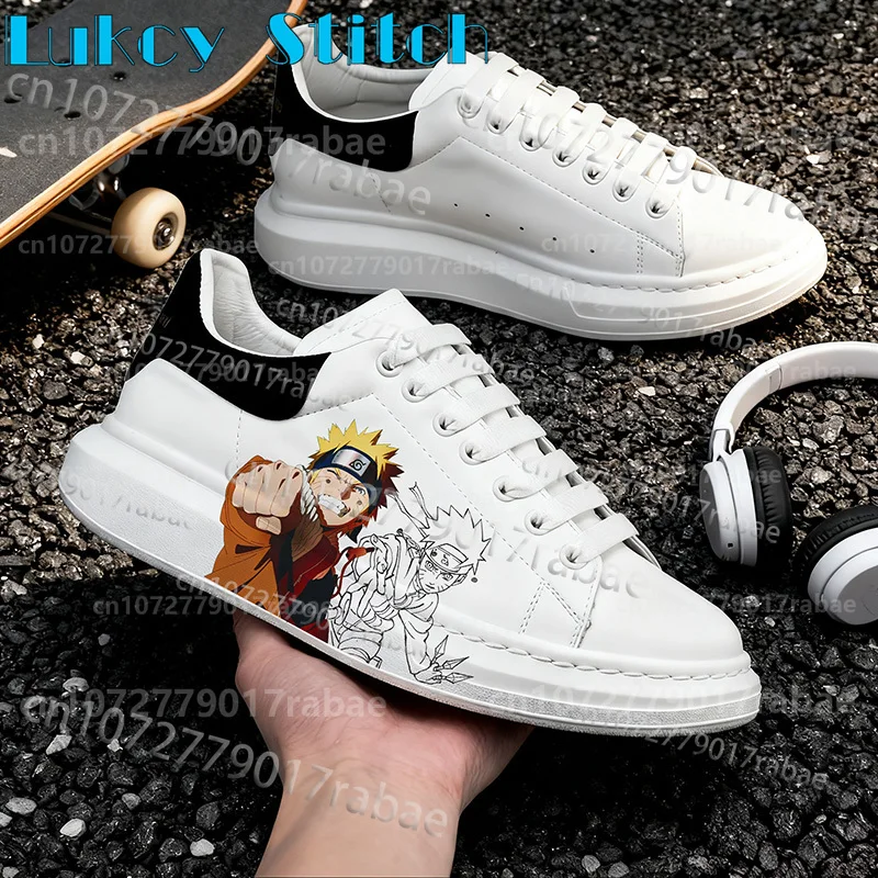 

Naruto Uzumaki Adult Men's Flat Shoes Man Woman Anti-slip Wear Resistant Thick Sole Soft Sports Shoes Gift Free Shipping