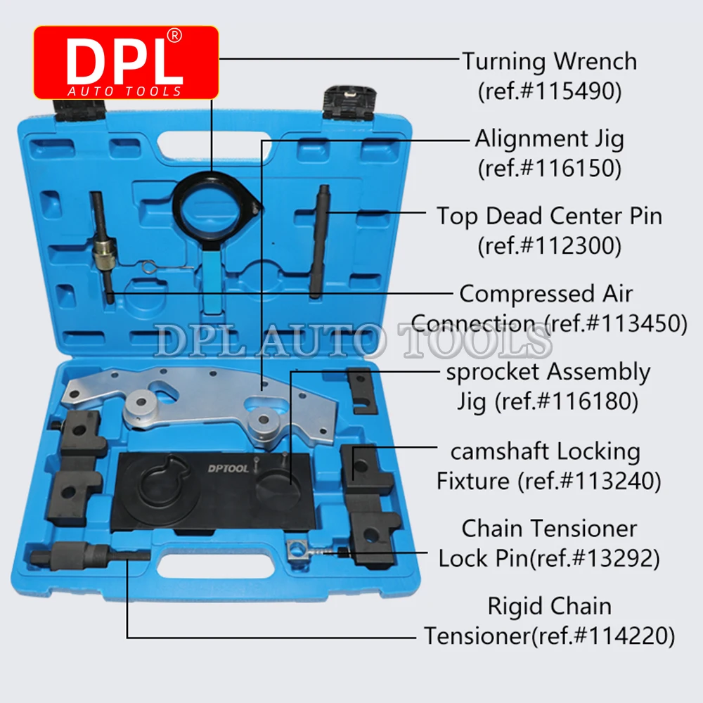 Набор инструментов для блокировки синхронизации двойного распределительного вала Vanos, совместимый с BMW M52TU M54 M56