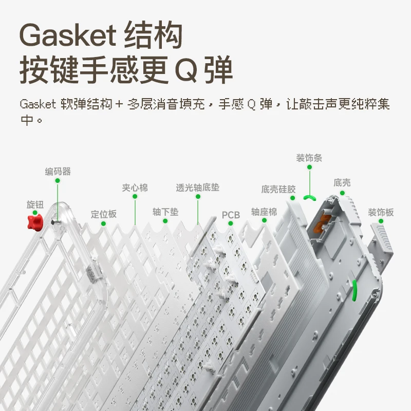 NuPhy Kick75 Customized Mechanical Keyboard Low High Profile Switch Adjustable Hot Swappable 1K Polling Rate Low Latency 2.4g BT