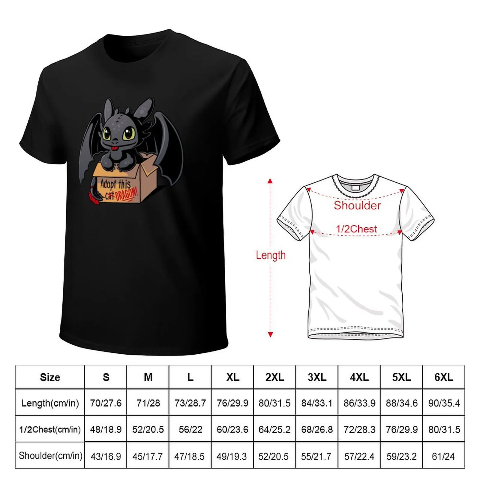 Adopt a dragon T-Shirt designer shirts vintage anime shirt man clothes shirts graphic Short sleeve tee men