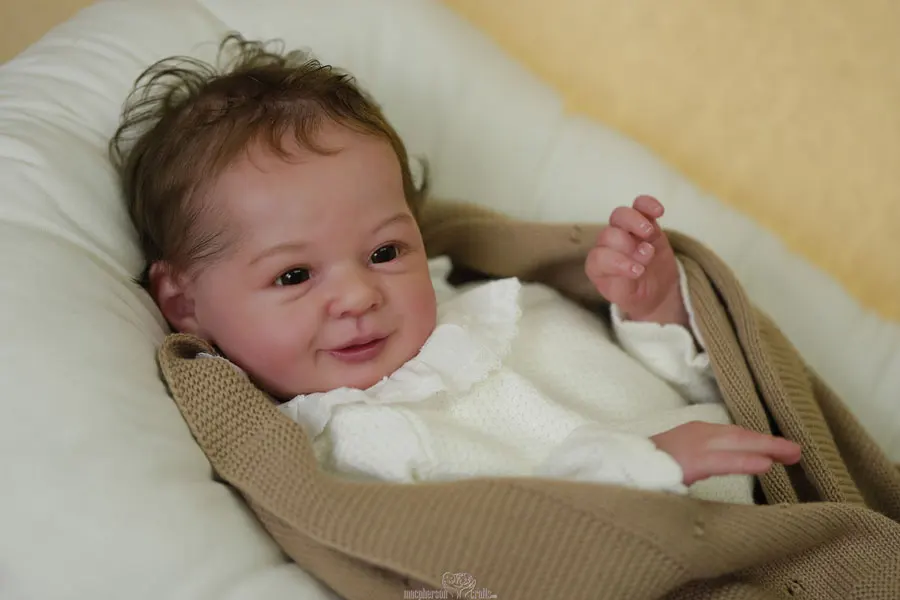 

NPK 20 дюймов новый комплект куклы реборн Bebe Ava Joy незавершенный неокрашенный DIY куклы для детей подарок на день рождения и Рождество