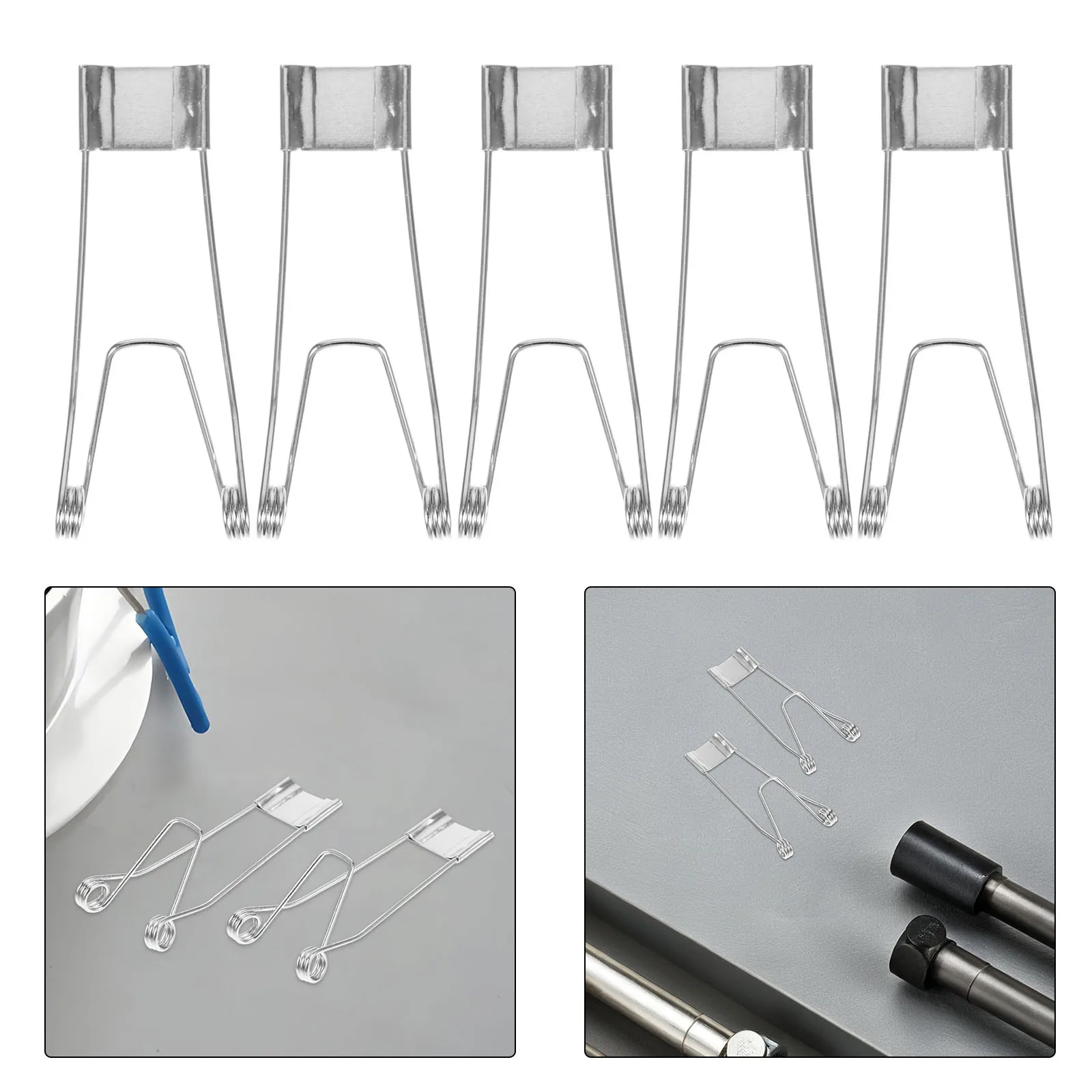 

10Pcs Heavy Duty Metal Downlight Spring Clips Securing Clamps for Recessed Light Fixing Ceiling Lamp Accessories 53mm