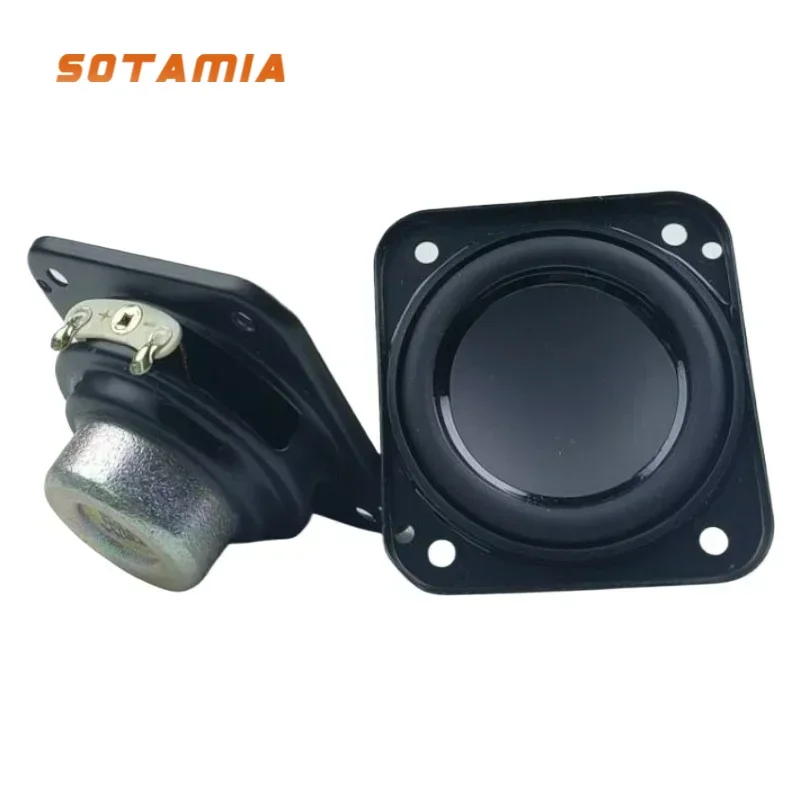 SOTAMIA 2 altavoces de audio de rango completo HIFI de 1,75 pulgadas, 47x43 mm, 4 ohmios, 10 W, altavoz impermeable para altavoces Bluetooth JBL Go3