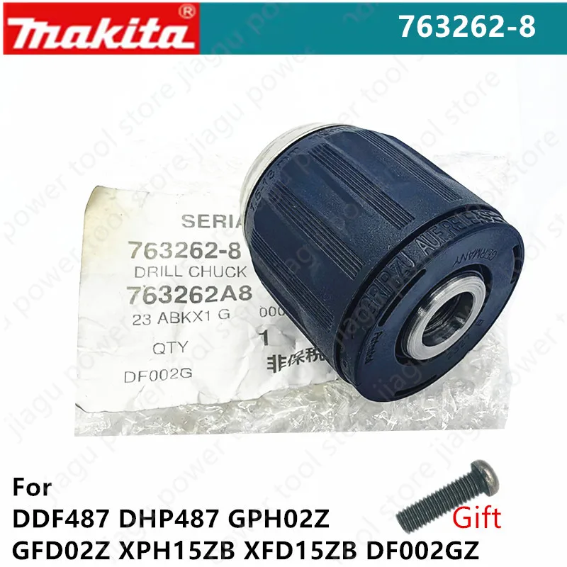 

Keyless Drill Chuck 1/2" 12.7mm 763256-3 For Makita DDF487 DHP487 GPH02Z GFD02Z​​ XPH15ZB XFD15ZB DF002GZ