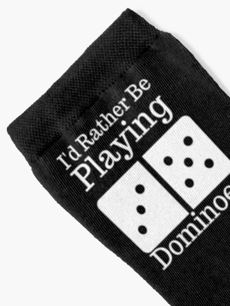 I'd rather be playing dominoes Socks loose Climbing Socks Female Men's