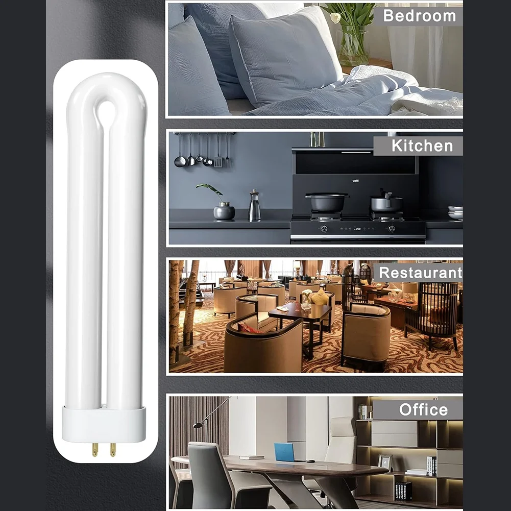 

Сменная лампа-ловушка для насекомых CYCLI для 15-ваттной лампы-приманки для насекомых — U-образная лампа FUL 15W-BL 7,5 дюймов (6 шт.) для 15-ваттной лампы