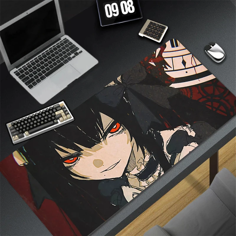 

Gaming Mouse Pad Computer Desk Mat Table Anime Girls Keyboard Pad Laptop Personality-Filled Rubber Non-slip Mousepad Cushion