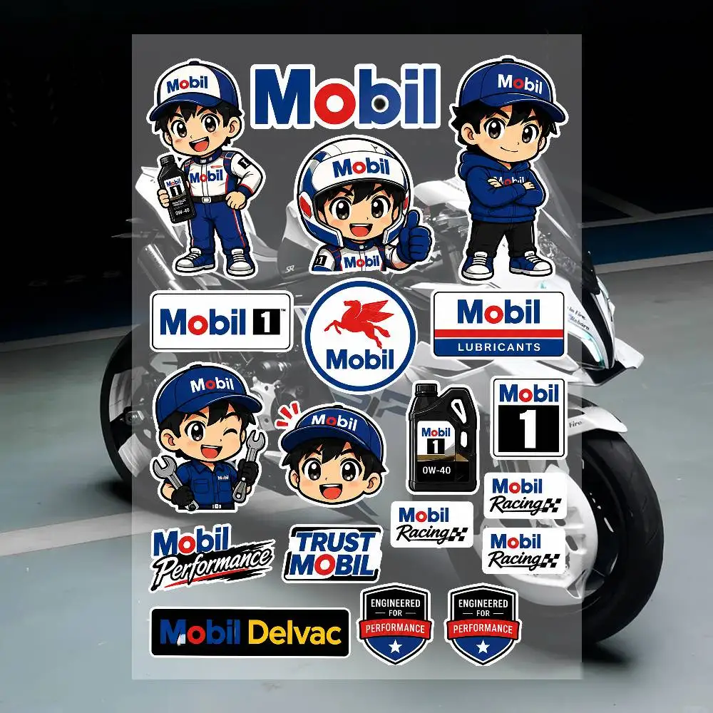 C-Ma-sos-bils Anime-Charakter-Aufkleber-Set Wasserdichte Vinyl-Aufkleber für Laptop, Handyhülle, Wasserflasche, Helm, Skateboard, Notizbuch