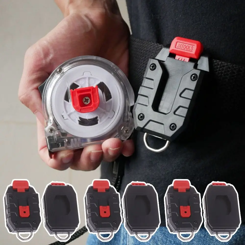 New Plastic Tape Measure Clip Quick Hanging Portable Belt Clip Holder Measuring Tape Clip Measuring Tool Accessories