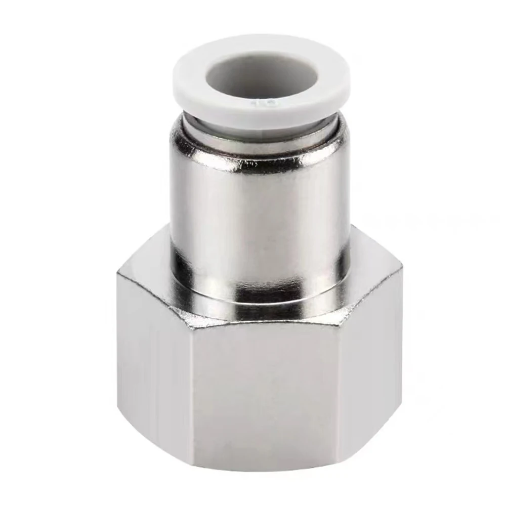 White PCF Air Quick Connector 4 6 8 10 12mm Air Hose Fitting 1/8