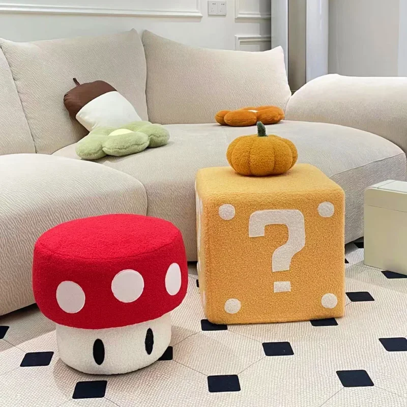 

Creative and Interesting Question Mark Low Stool, Shoe Changing Stool, Makeup Stool for Bedroom and Living Room, Home Furniture