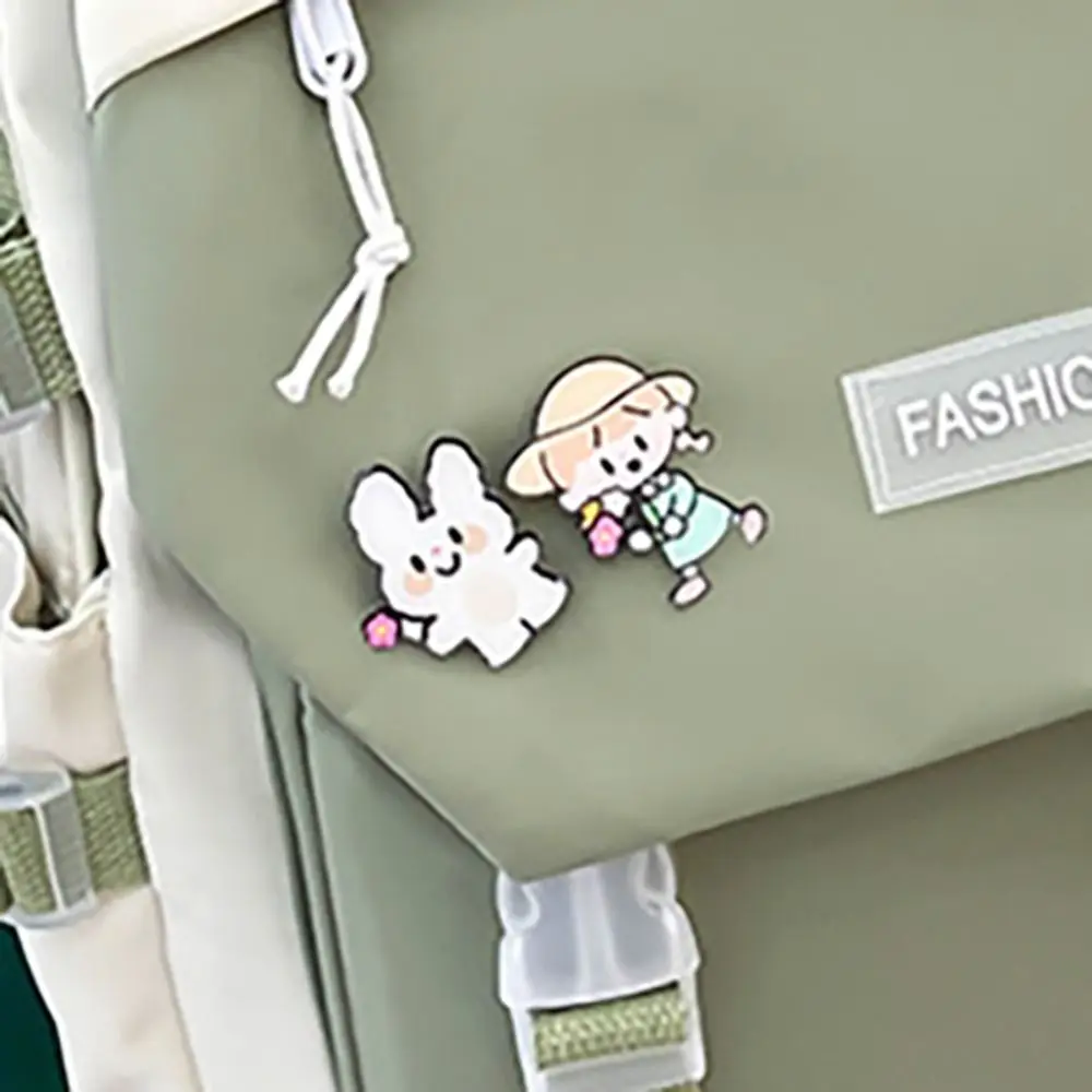 

Simple Waterproof Book Bag Nylon Large Capacity Backpack School Rucksack Students