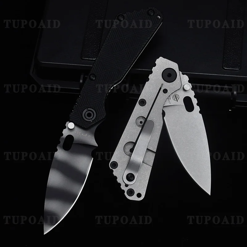 

Складной нож Strider SNG из титанового сплава с рукоятью G10, карманный нож для активного отдыха, кемпинга, туризма, универсальный инструмент EDC, подарок для мужчин, с клипсой для крепления на пояс