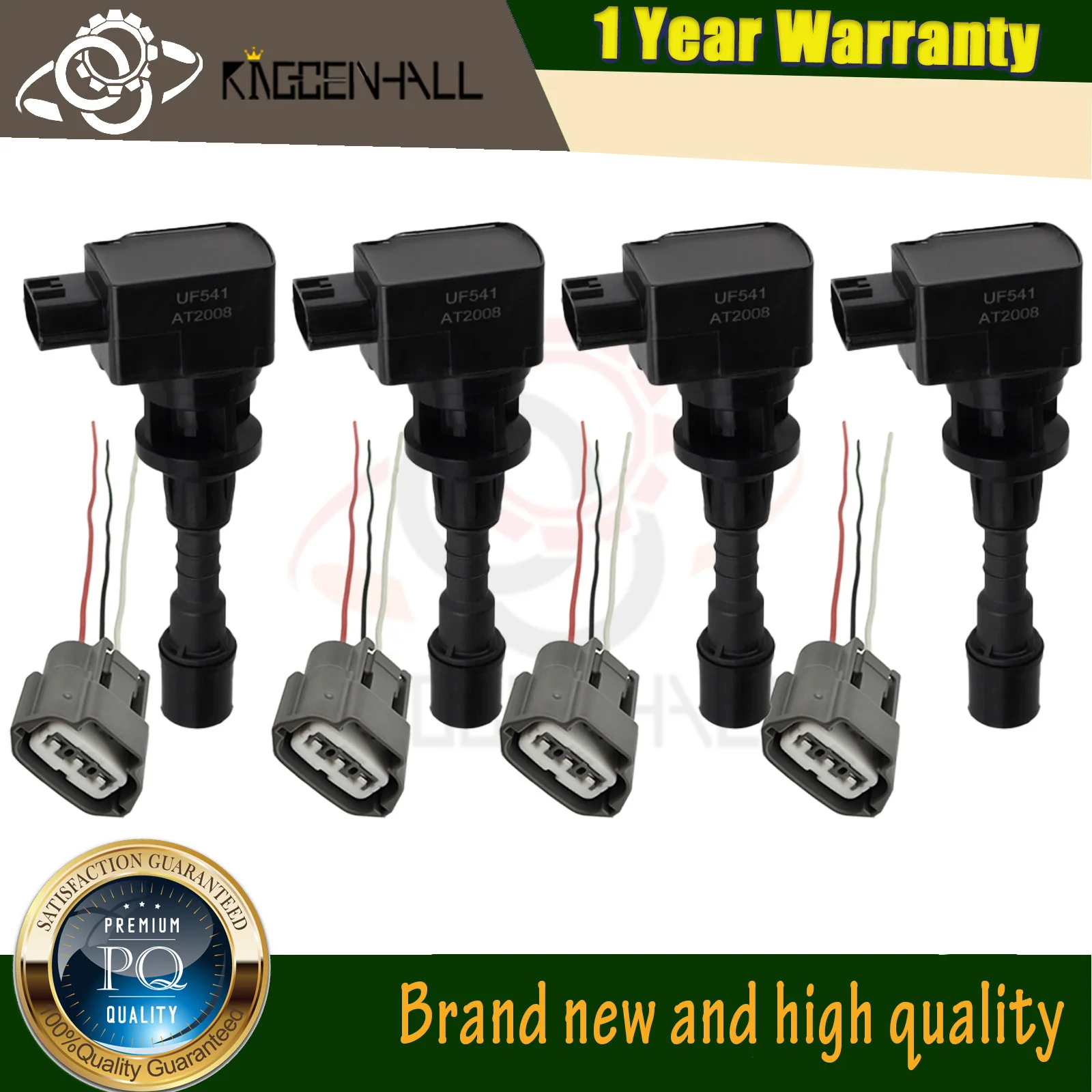 Car Gadgets New Ignition Coil & Plug Compatible With Mazda 5 6 MIATA III 1.8l 2.0l 2.3l LFB6-18-100A TKA05803 LFB618100C9U