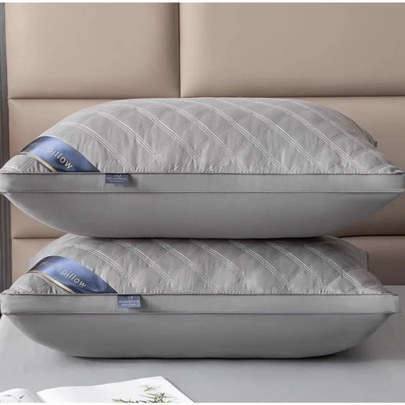 

Подушки для качественного отеля, высокопрочная подушка для поддержки шеи и шеи, дышащая подушка из мягкого полиэфирного волокна, машинная ва