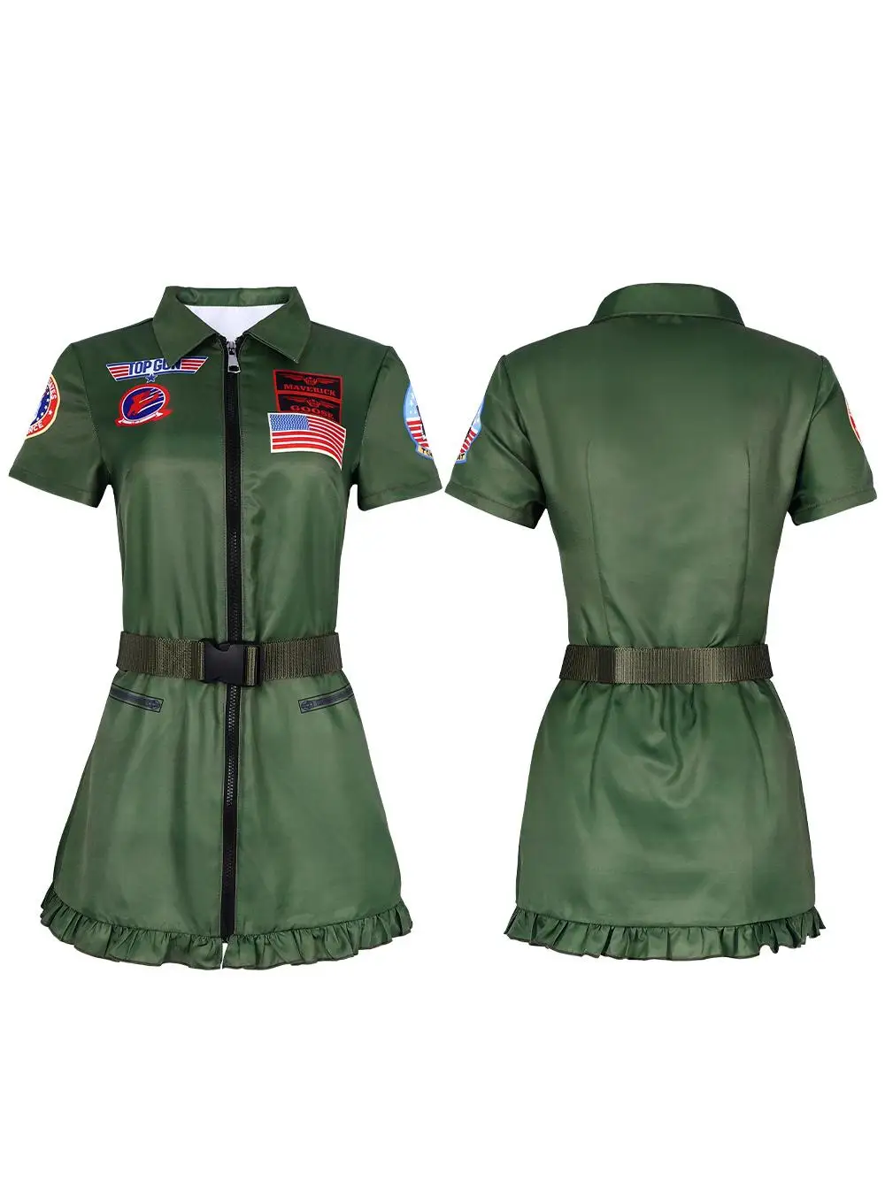 

loween Military een Pilot orm Bar Par Performance Stage Costume Women's Traditional Chinese Ethnic Wear