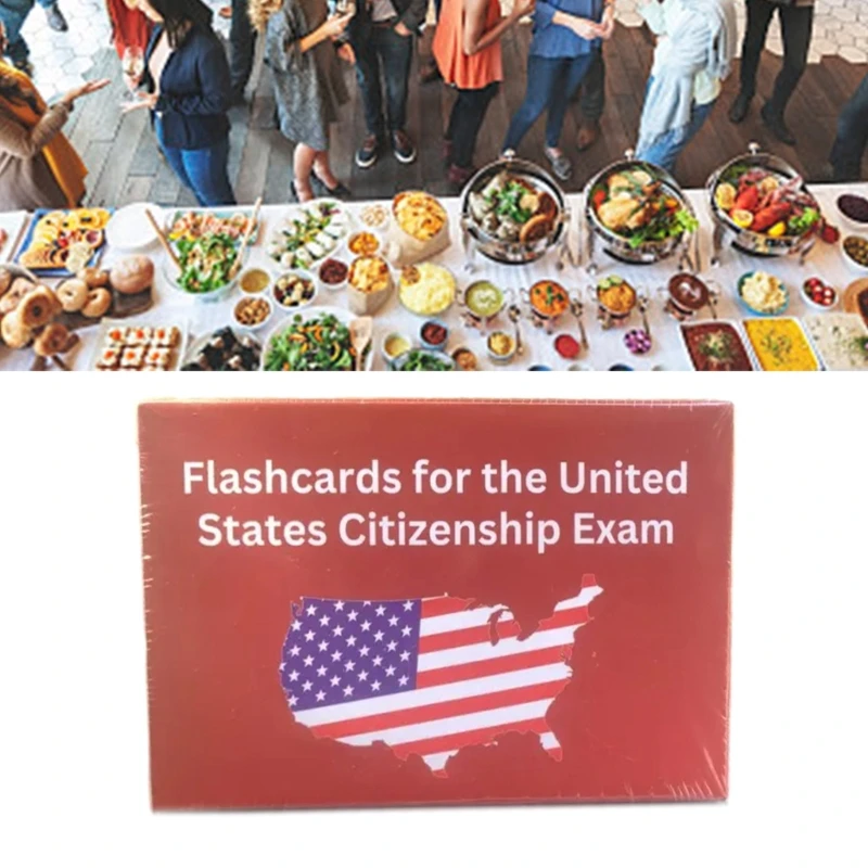 1 Box American Citizenship Exam Cards Test Flashcards 100 Questions US Civics for Improved Knowledge New