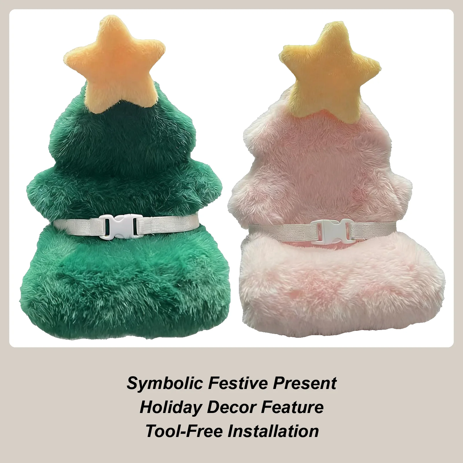 

Car Vent Clips Christmas Cute Automotive Decor Christmas Tree Doll Sofa Car Air Vent Clips For Vehicle Truck SUV Driver Women