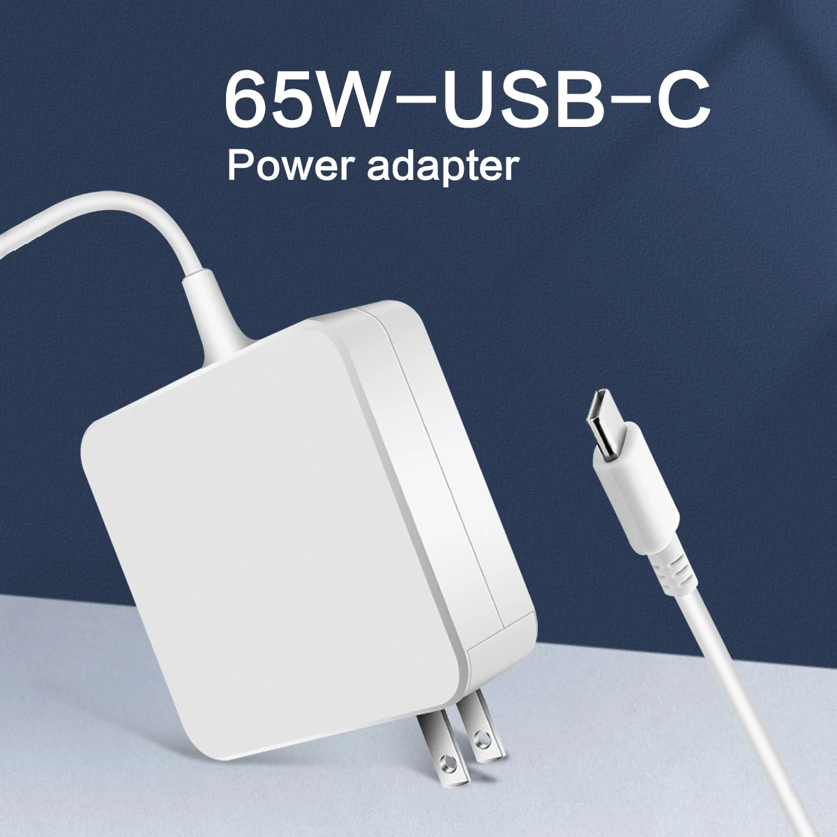 Reletech 65W USB C Adattatore di alimentazione per laptop Tipo C Alimentazione PD Caricatore rapido da muro Fort MacBook Dell Lenovo Huawei HP