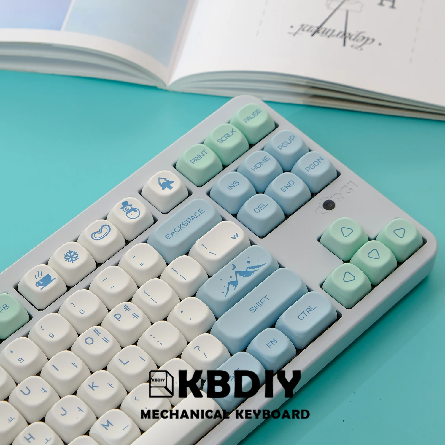 Imagem -06 - Kbdiy-keycap Coreano para Teclado Mecânico Keycap Coreano Perfil Koa Pbt Dye-sub mx Switch Custom Caps 138 Teclas