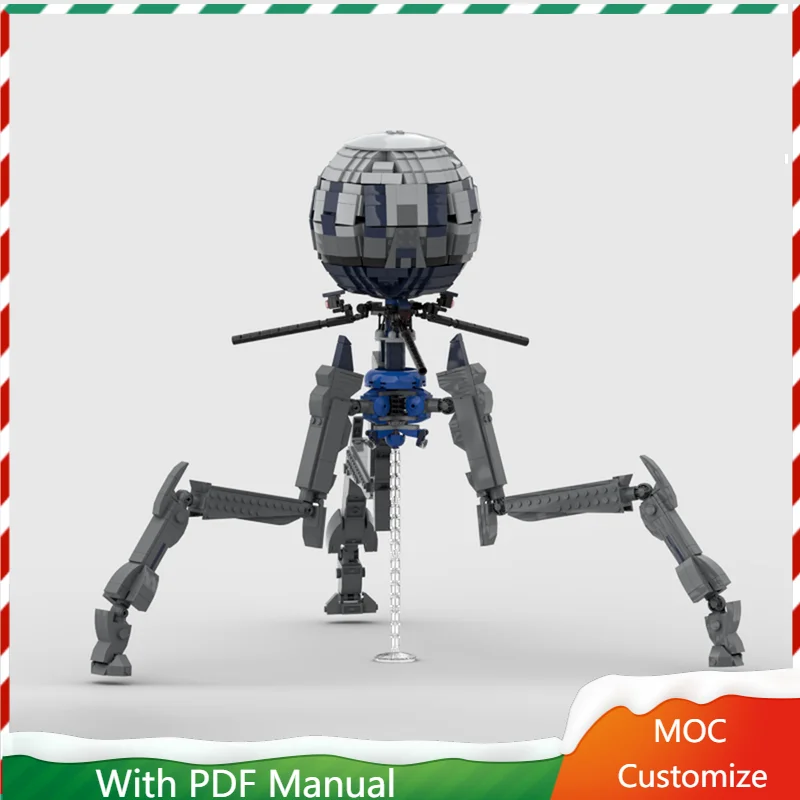 

New 100 PCS MOC Creative Grey Octuptarra tri-droid UCS Building Block Model for Boys Puzzle Diy Assembly Toys Christmas Gifts