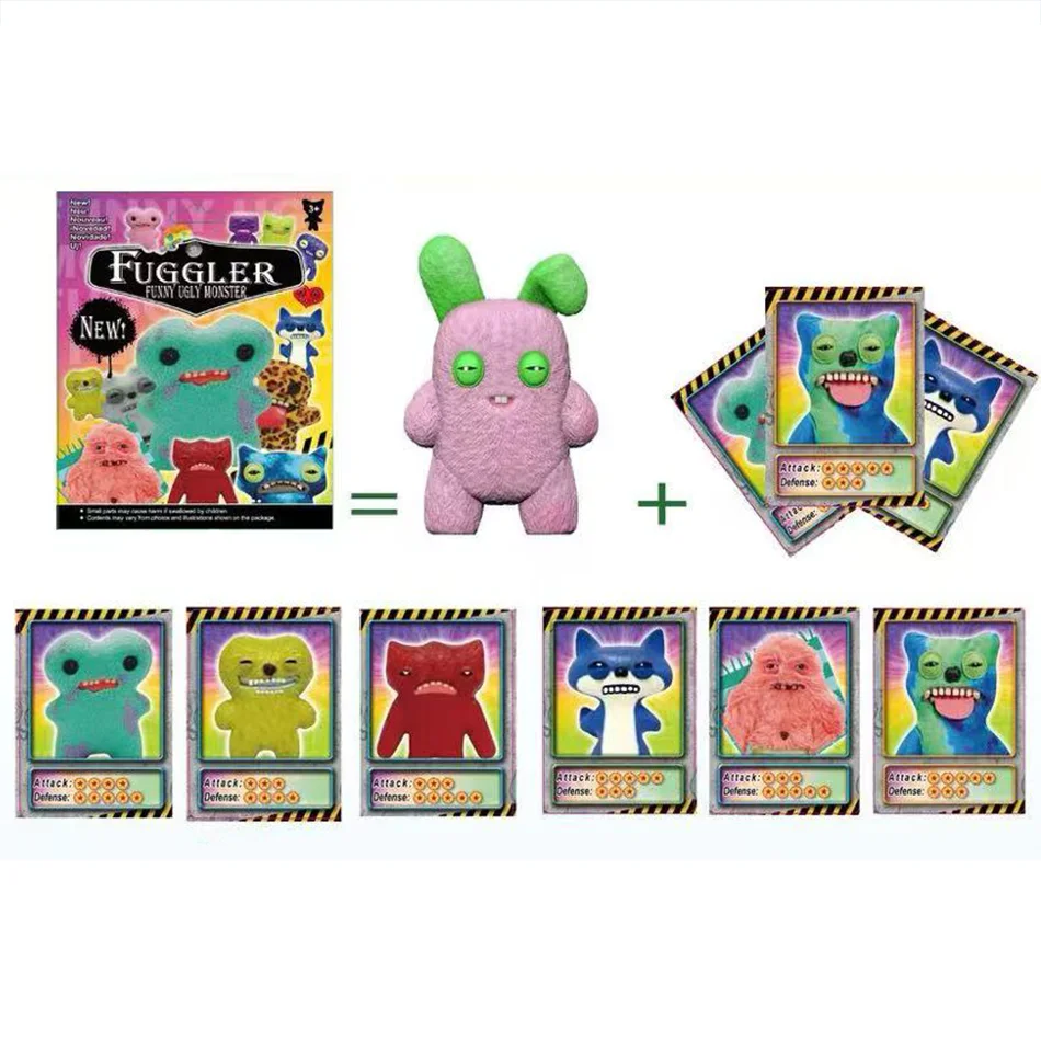 Fuggler ブラインドボックス面白い醜いモンスター Fugg Mr Needles Greedy Grinner Shameless Goof かわいいぬいぐるみグッズバックパックペンダントおもちゃ