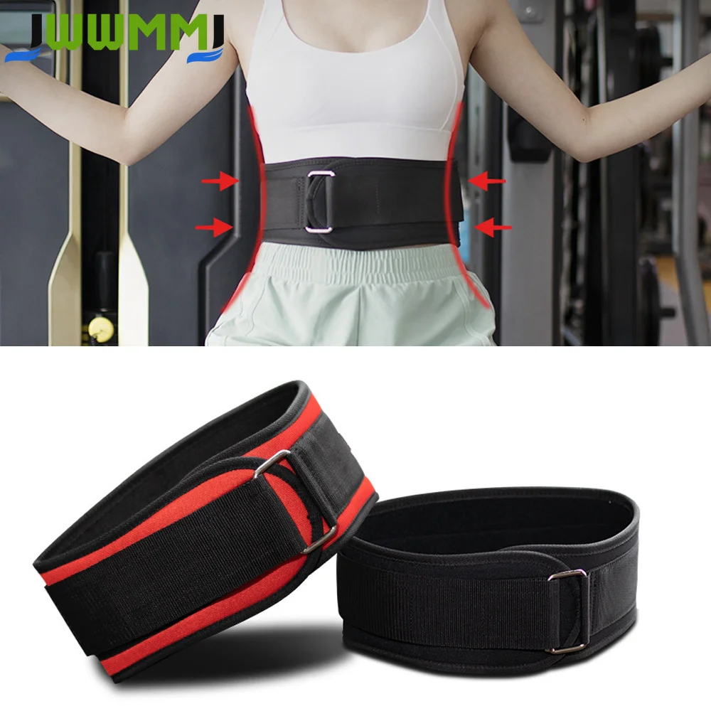 1Pcs Gym Weightlifting Belt for Men Women, Adjustable Waist Back Support Squat Dumbbell Barbell Deadlifts Training Fitness