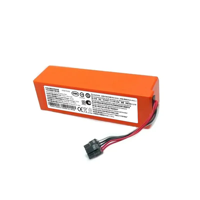 14.4V 6800mAh 100% New Lithium Battery. Suitable For Xiaomi Floor Mopping Robot 2.2 Pro/MJST1S/MJSTS1