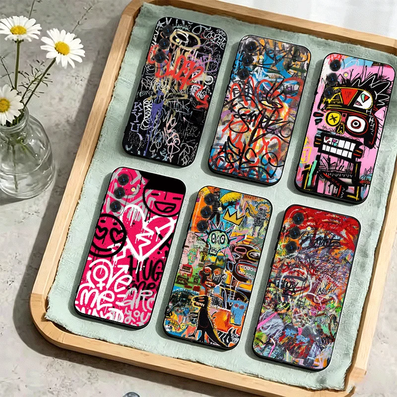 Graffiti Fashion Art Phone Case For Samsung Galaxy A17 A16 A15 A14 A13 A57 A56 A55 A54 A53 A37 A36 A35 A34 A33 A27 A26 A25 A24 A