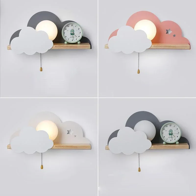Cloud shape LED wall lamp Nordic modern wall light sconces indoor lighting home decor living room bedroom bedside light fixture