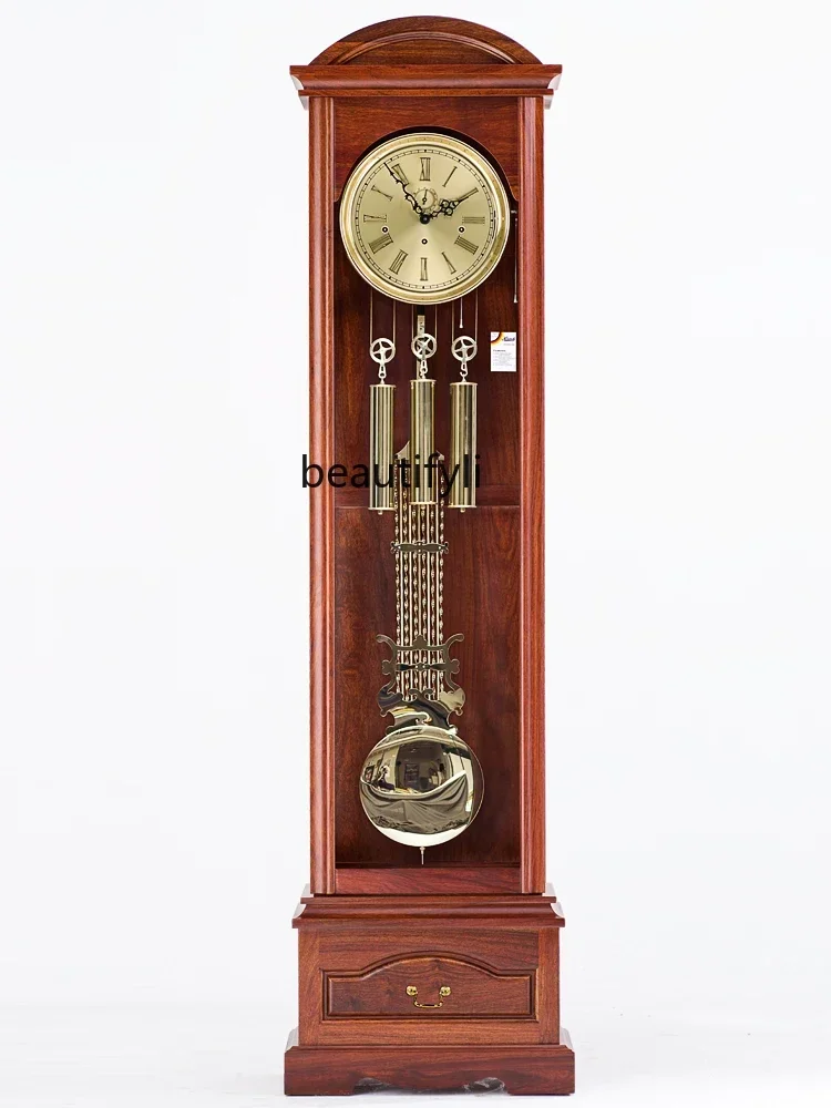 Chinese Style the Grandfather Clock Germany Hermle Imported Movement Light Luxury Mechanical Floor Clock the Grandfather Clock