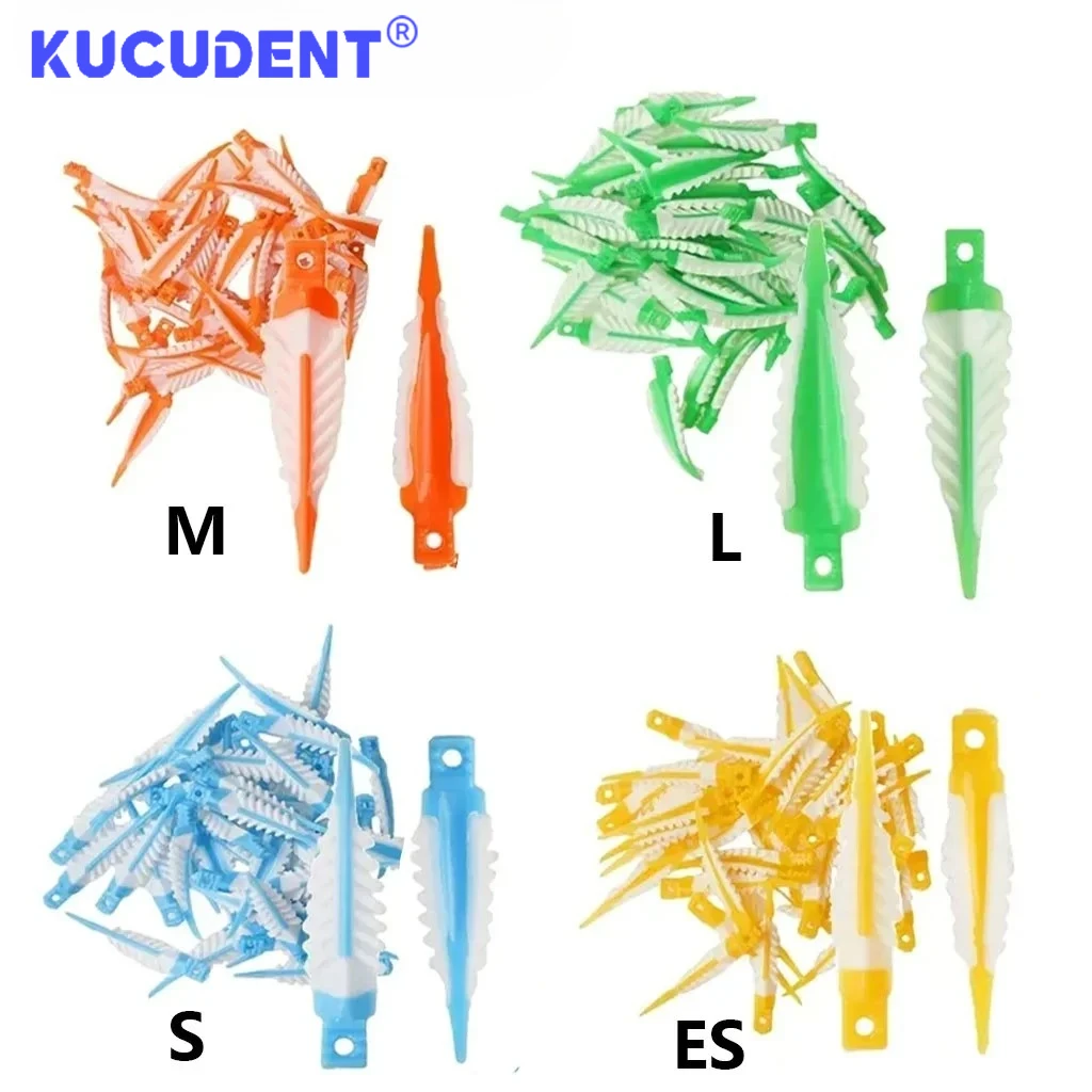 100Pcs Dental Composite Wedges Interdental Adaptive Wedge Autoclavable Endo Strata Wedges Soft Cervical Seal Diastema Tooth Gap