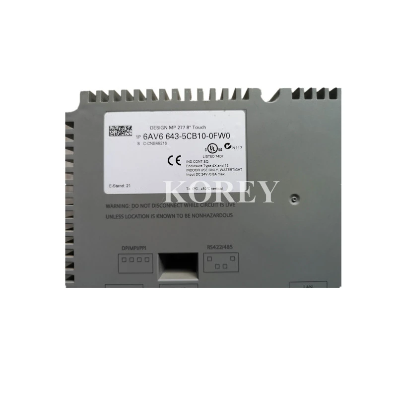 Ekran dotykowy 6AV6 643-5CB10-0FW0 6AV6643-5CB10-0FW0 z kartą programu