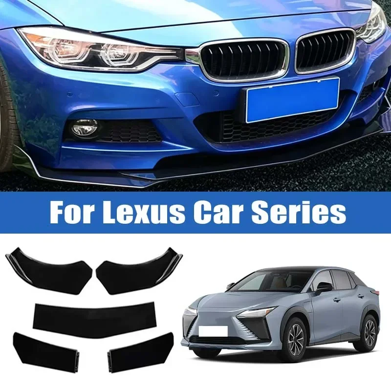 

5Pcs Car Front Bumper Separator Bumper Lip Body Kit Duck Lip Separator For Lexus IS ES GS LS NX RX GX LX UX RC LC CT HS SC