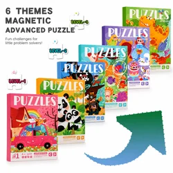 Children's Magnetic Puzzle, Early Learning Toys for Infants and Toddlers, Magnetic Books, Montessori Education, Baby Gift