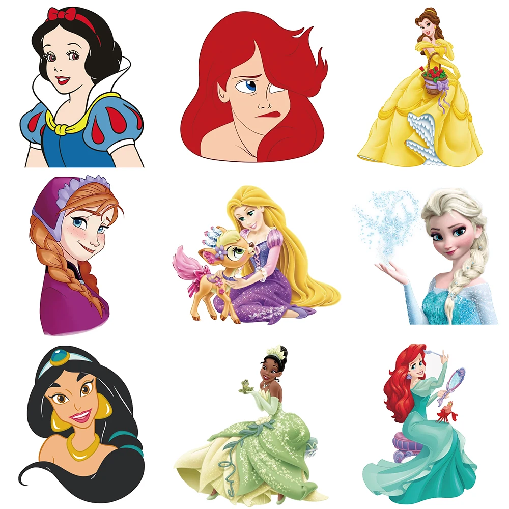 10/30/50pcs Disney Cute Princess Anime Stickers Kawaii Snow White Frozen Cartoon Decals Sticker for Kids Graffiti Notebook Phone